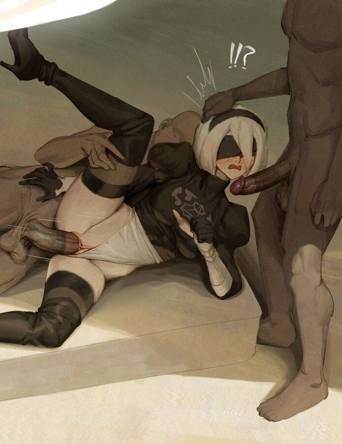 2B Has An Oil Leak comic porn — cover