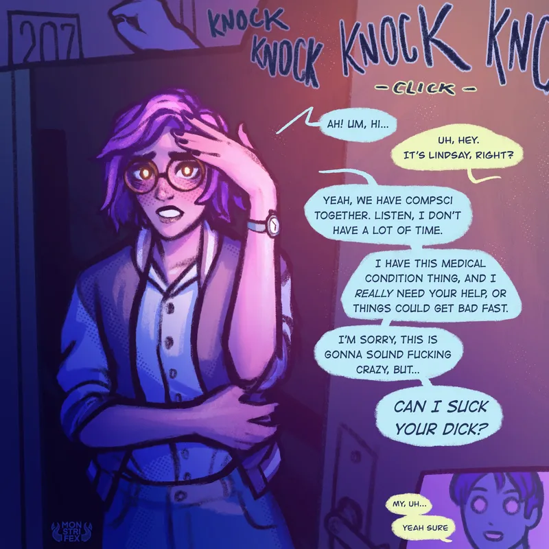 A Classmate In Need comic porn — cover