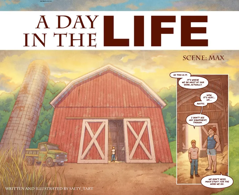 A Day In The Life – Max comic porn — cover