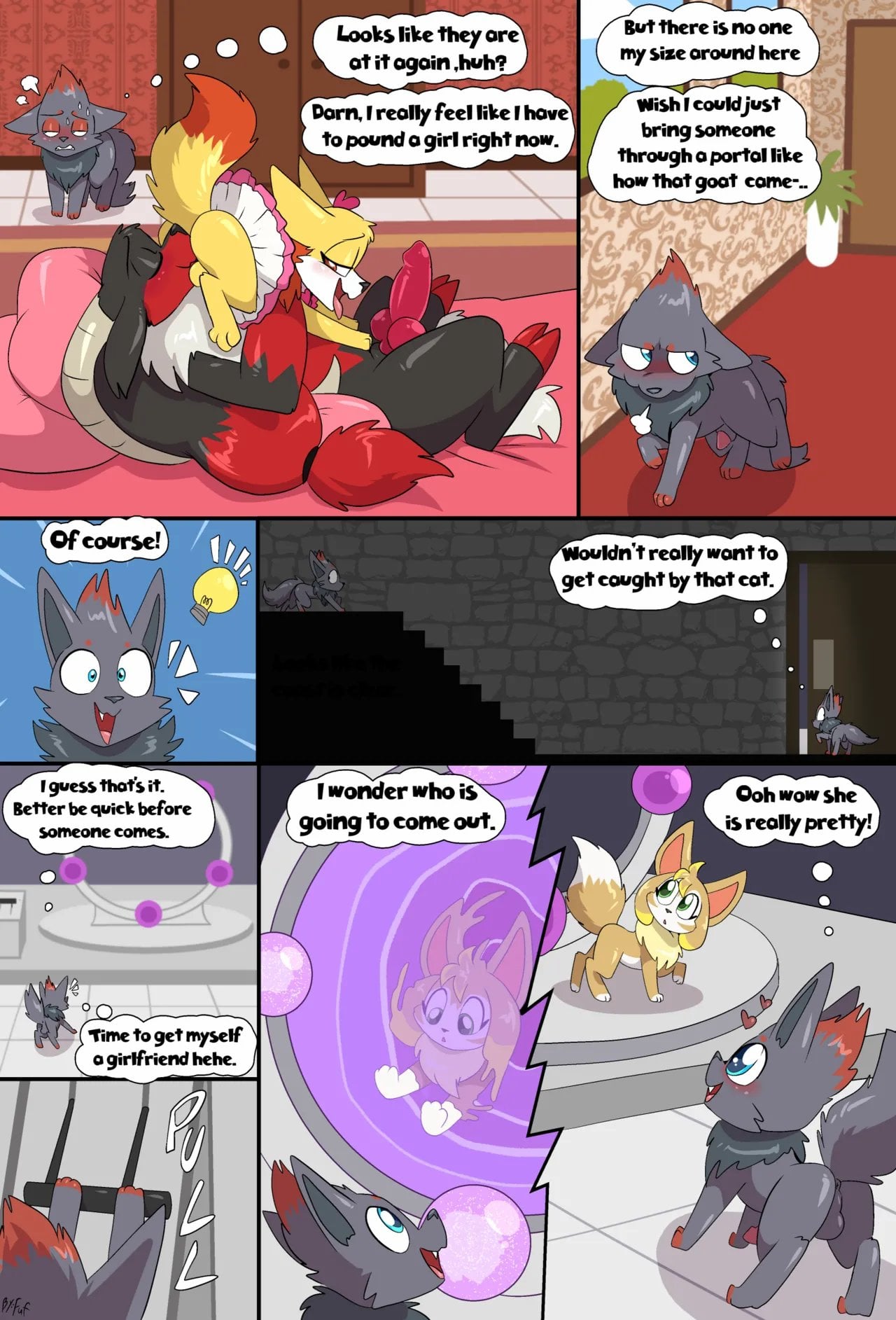 A New Vixen in Town comic porn — cover