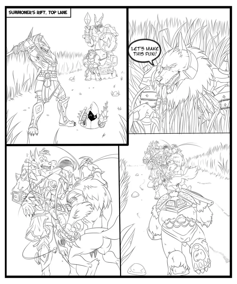 A Normal Day On Top Lane comic porn — cover