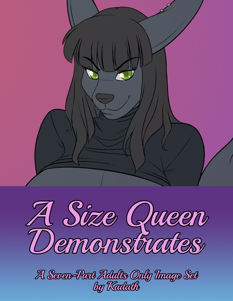 A Size Queen Demonstrates comic porn — cover