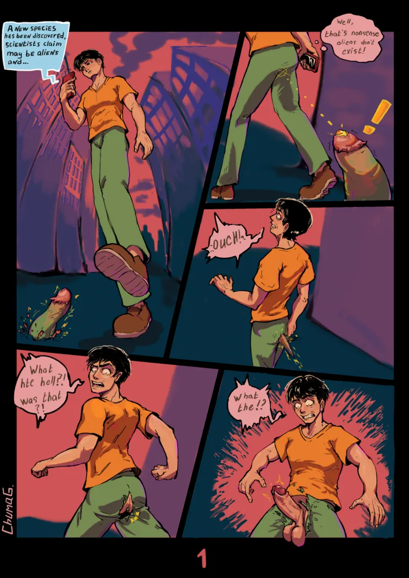 A Strange Comic About Aliens comic porn — cover