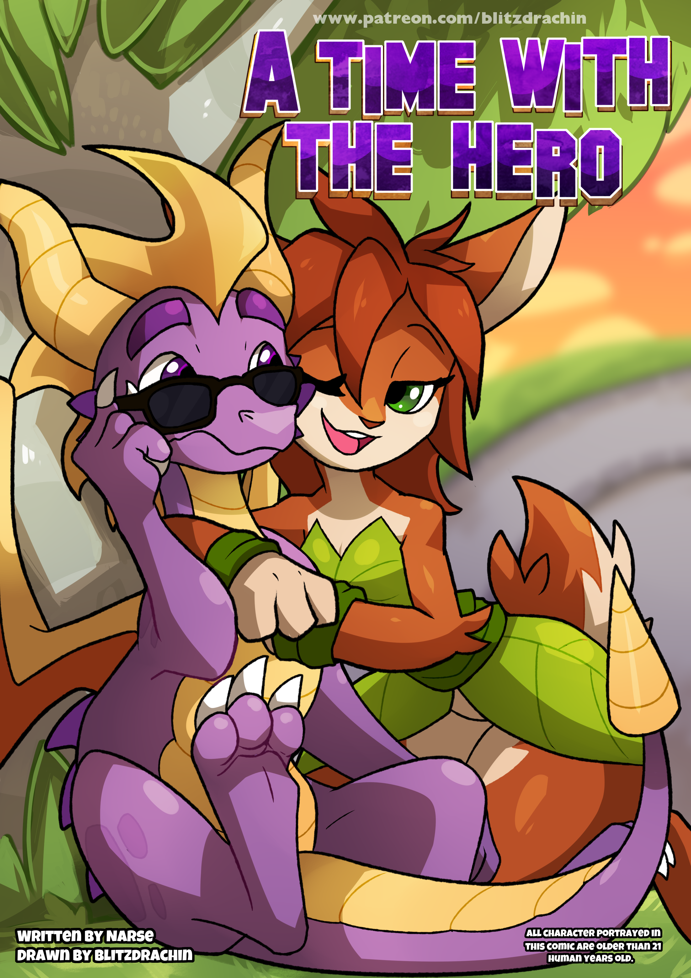 A Time with the Hero — cover