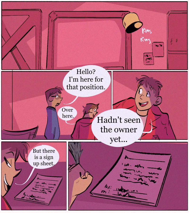 A Walk-In Application For Two comic porn — cover