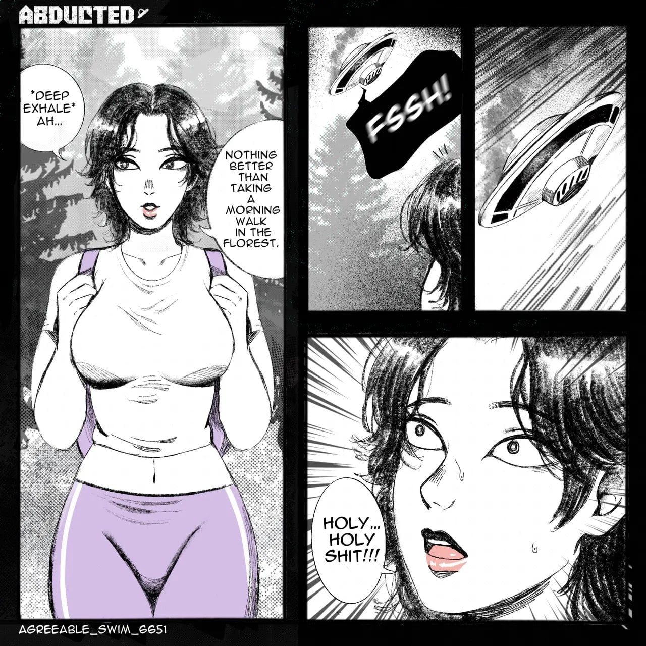 [Agreeable Swim 6551] Abducted – parts 1-2 comic porn — cover