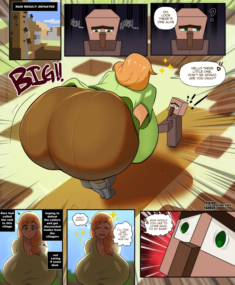 Alex’s Failed Raid comic porn — cover