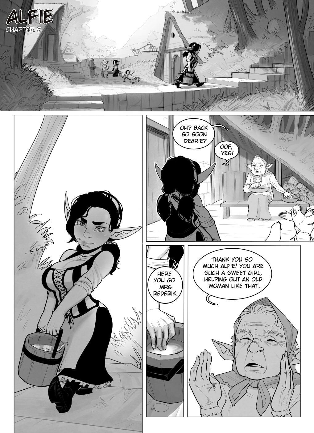 Alfie Chapter 5 comic porn — cover