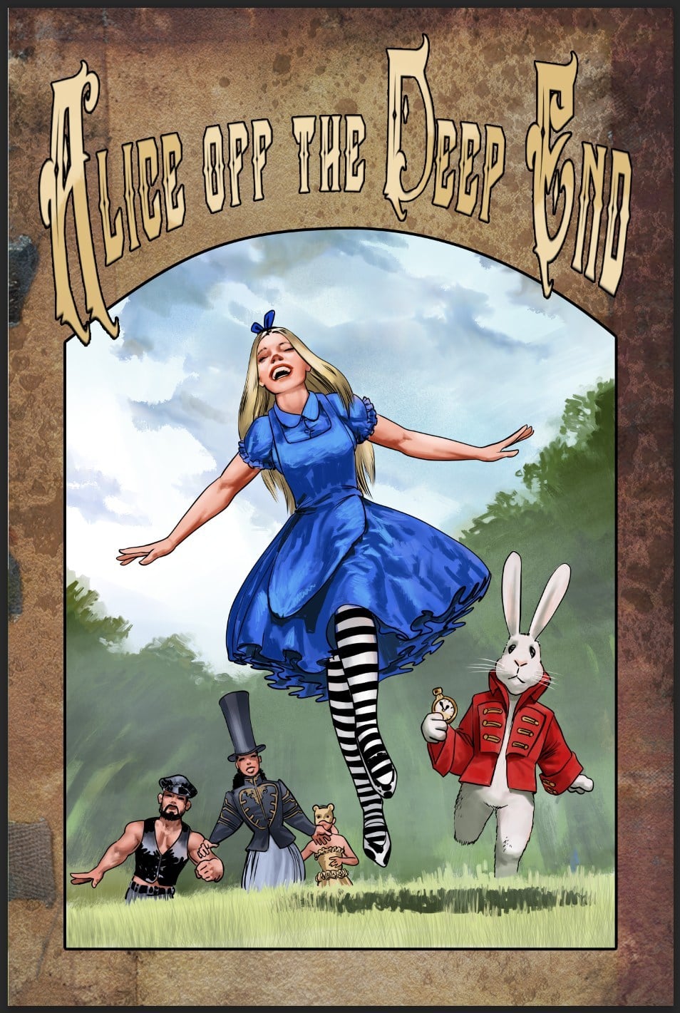 Alice off the deep end 2025 Alice in Wonderland Parody — cover