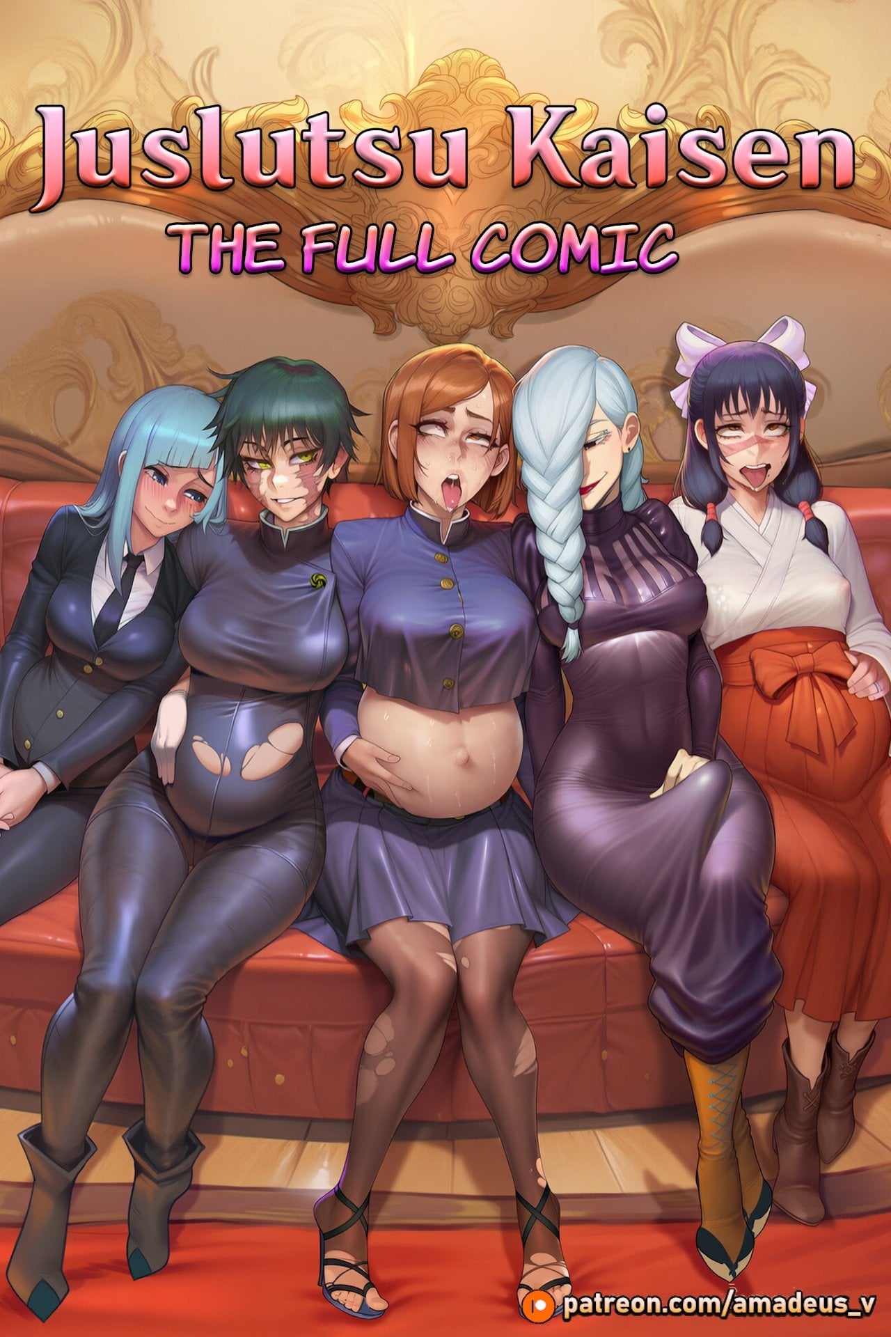 [Amadeus V] Juslutsu Kaisen – The Full Comic (Futanari on Female) comic porn — cover