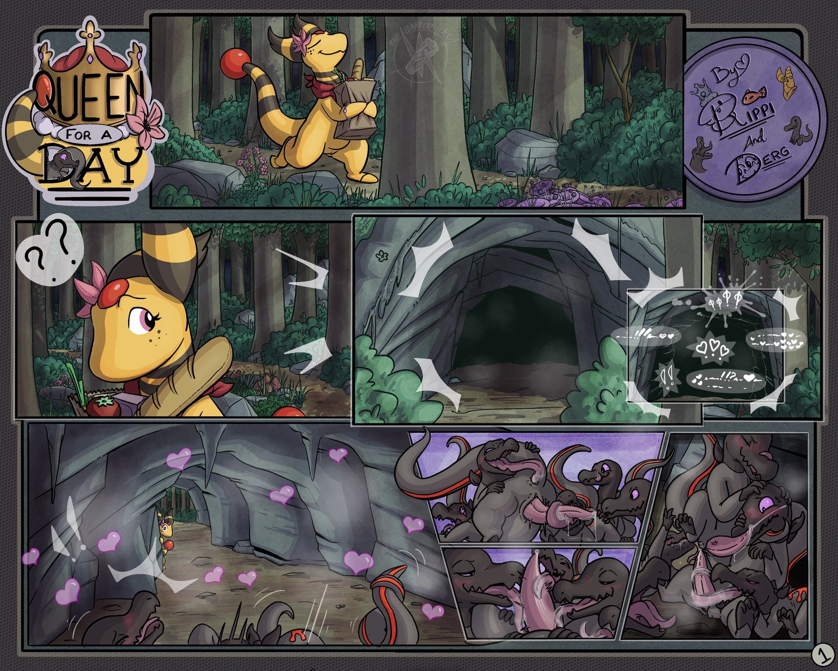 Ampharos Salandit — cover