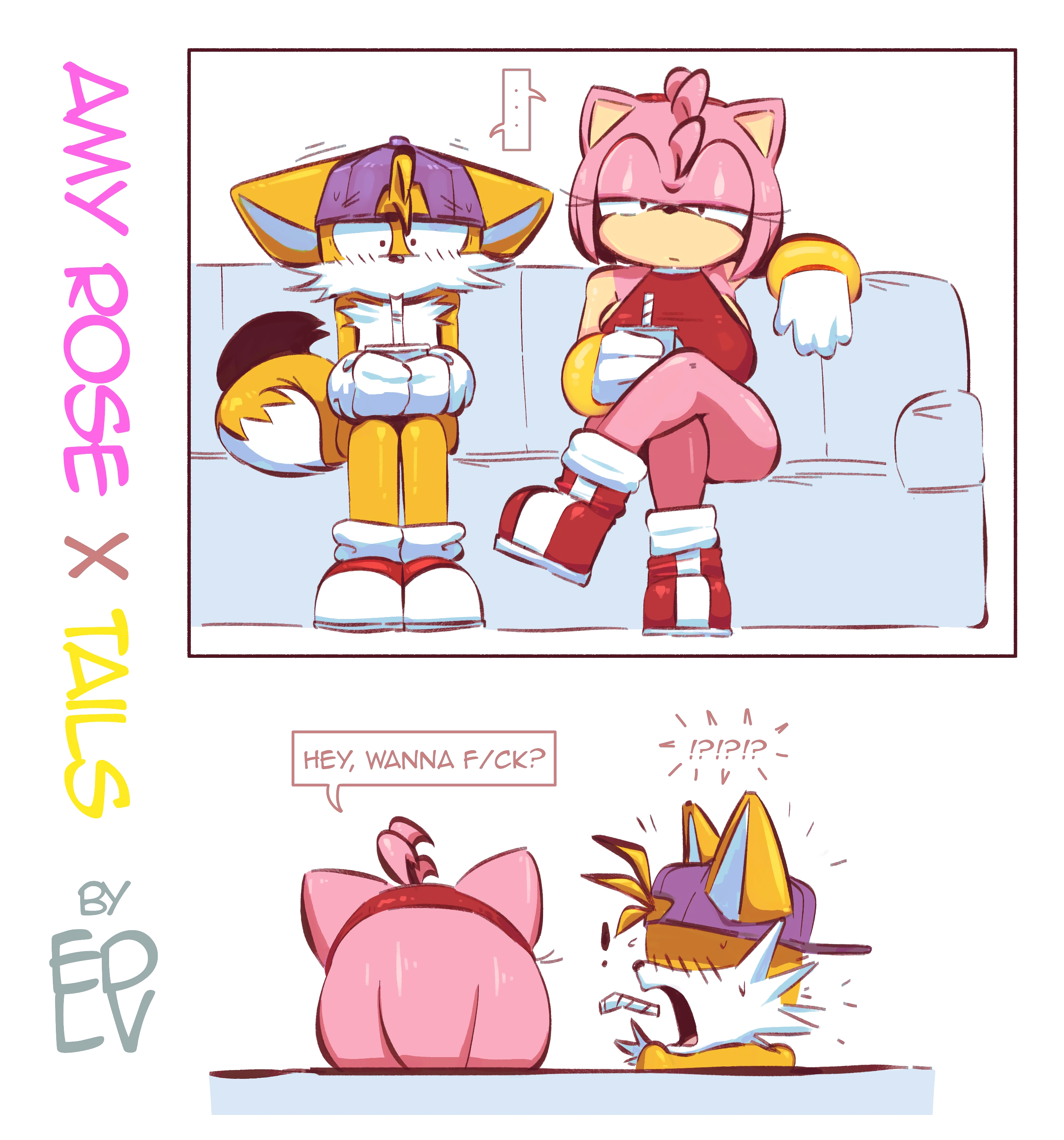 Amy Rose x Tails — cover