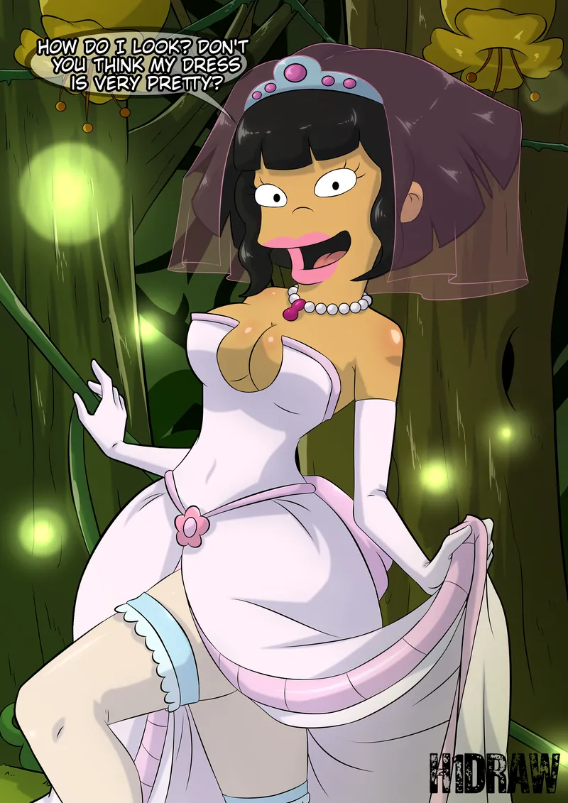 Amy’s Wedding Day comic porn — cover