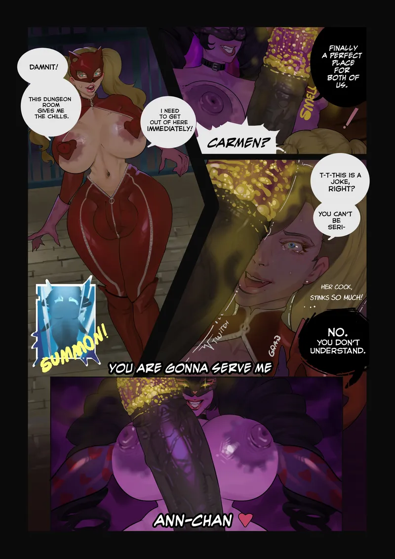 Ann x Carmen comic porn — cover