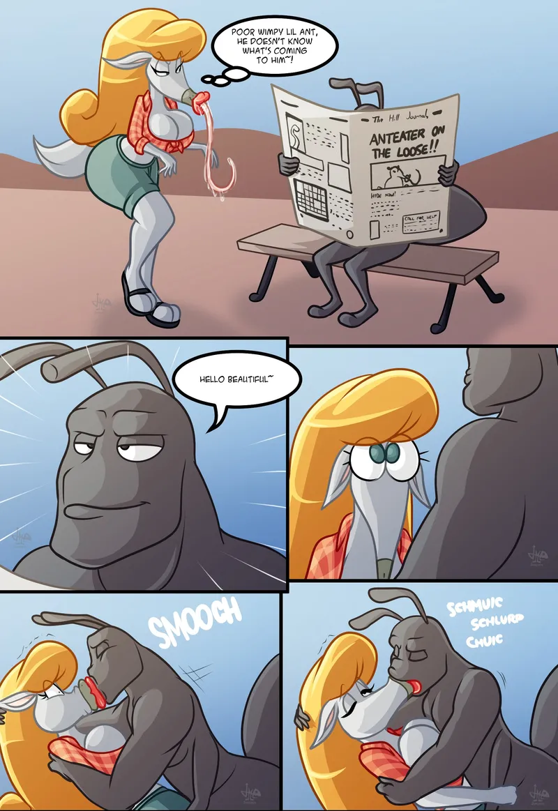 Anteater Gets Ant-Beaten — cover