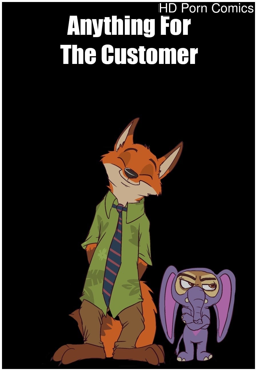 Anything For The Customer gay furry comics — cover