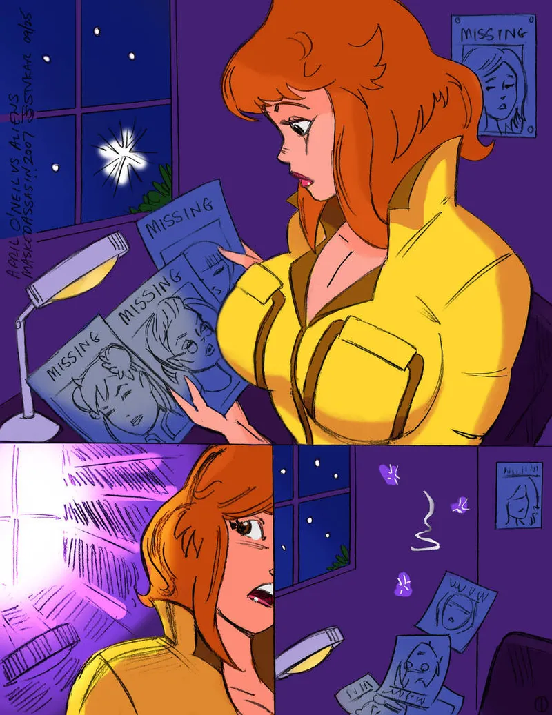 April Abduction comic porn — cover