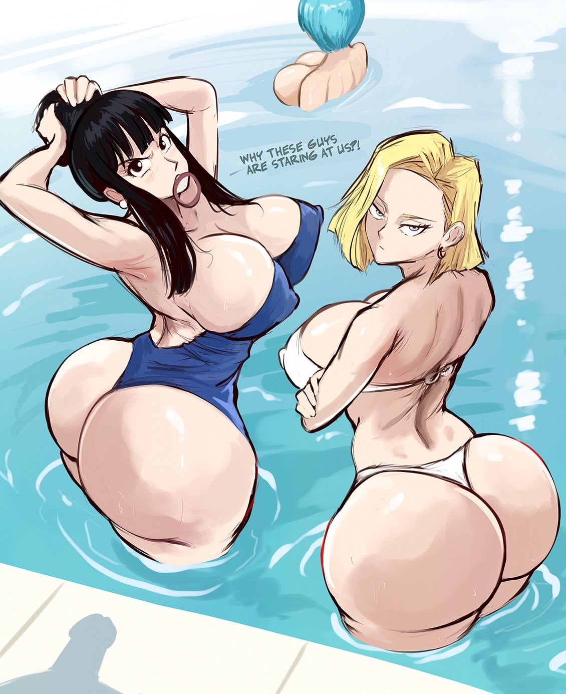[Arachnart]Android 18 x Chi-Chi comic porn — cover