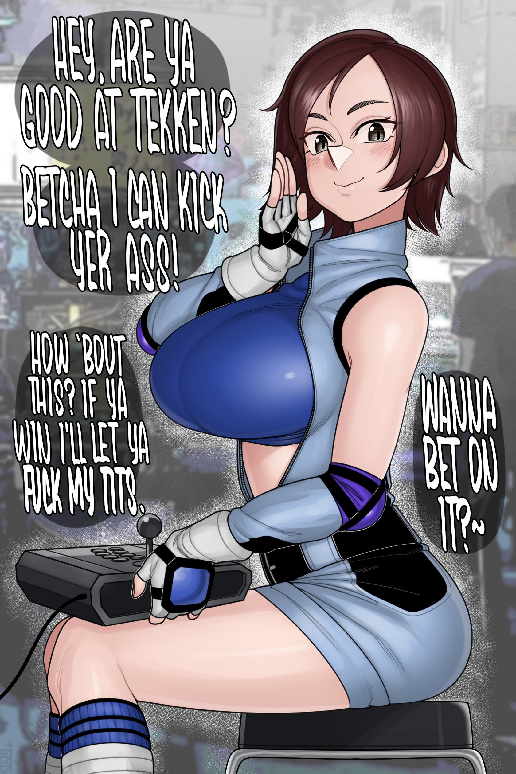Asuka Kazama Zuri comic porn — cover