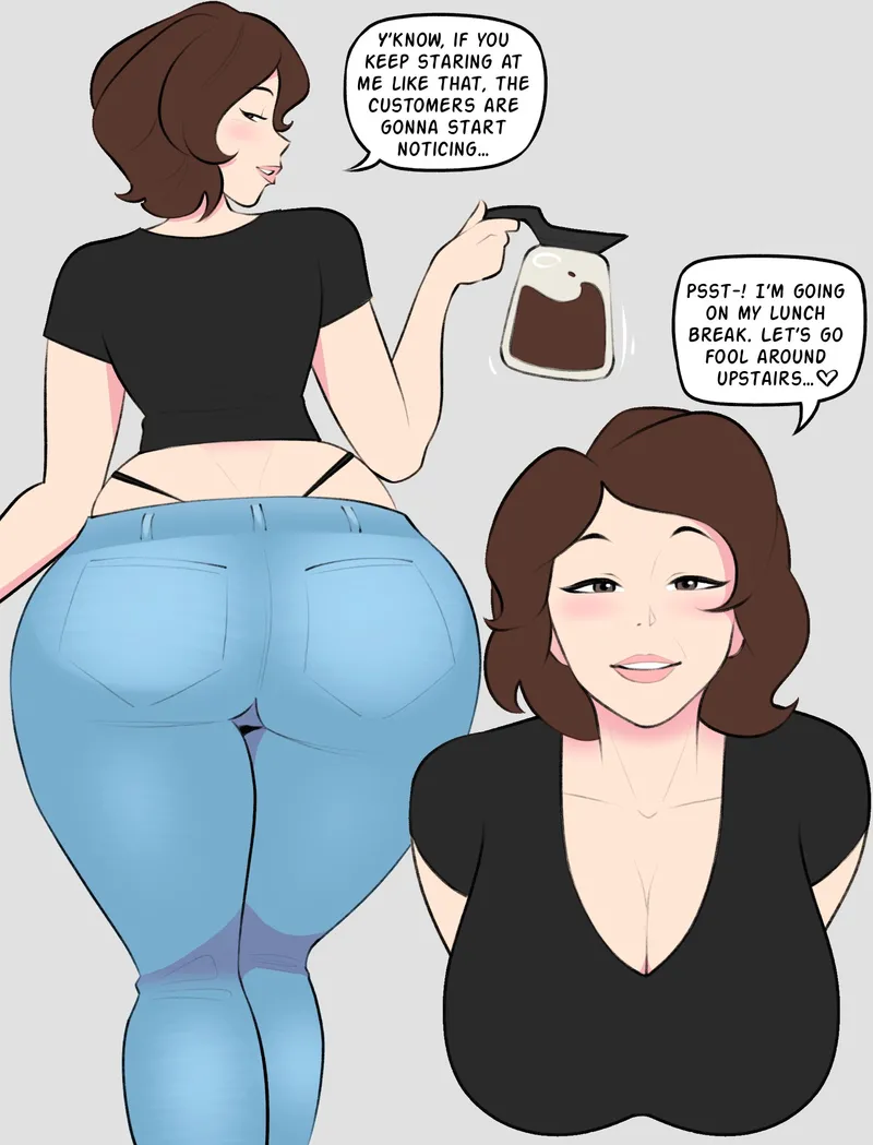 Aunt Cass’s Lunch Break comic porn — cover