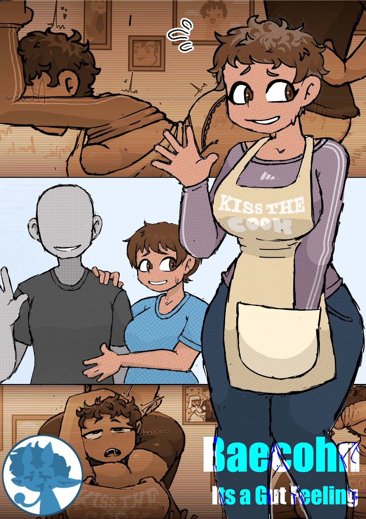 [Baecohn] Its a Gut Feeling Updated and Animated comic porn — cover