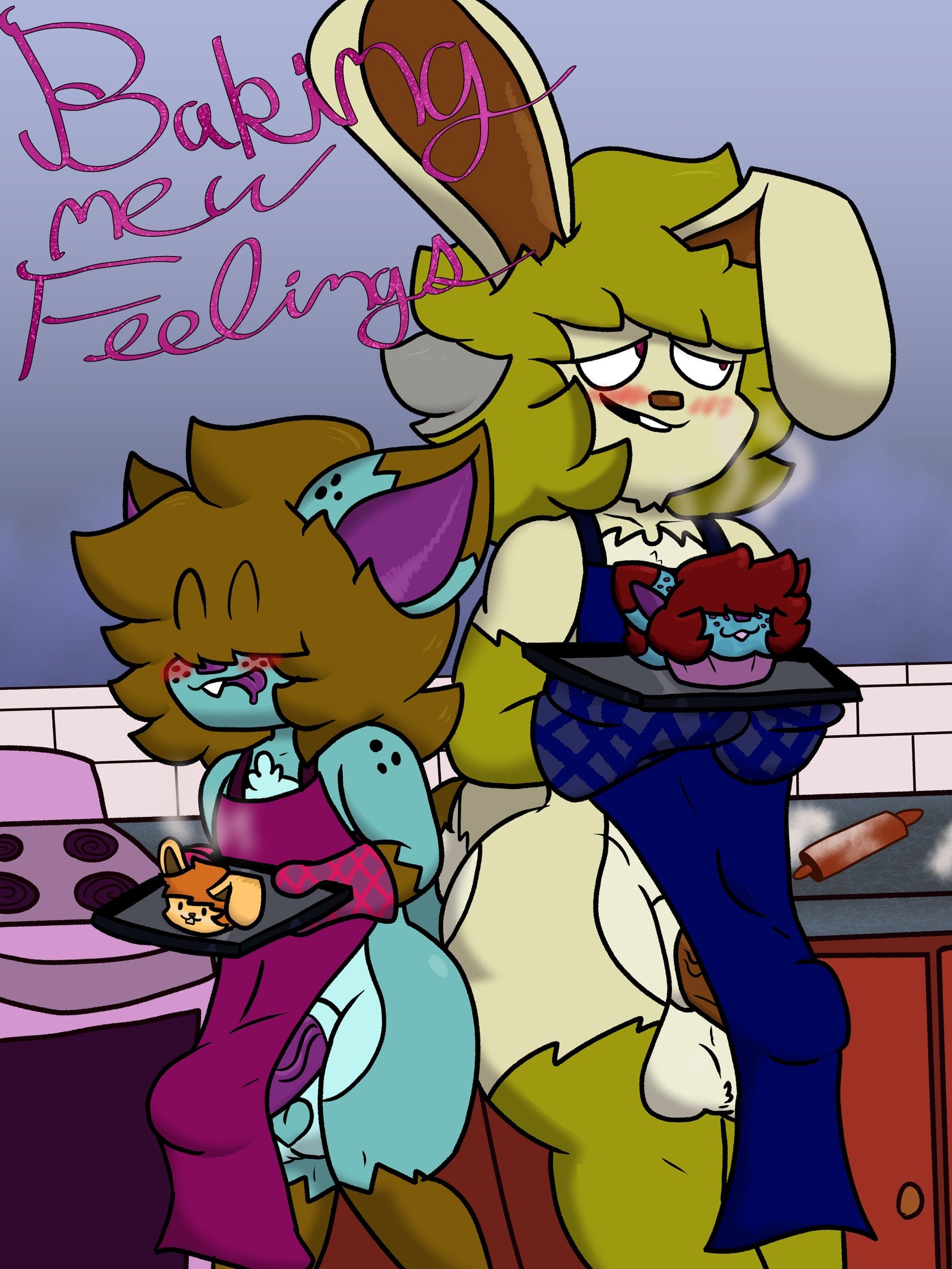 Baking New Feelings (WIP) comic porn — cover