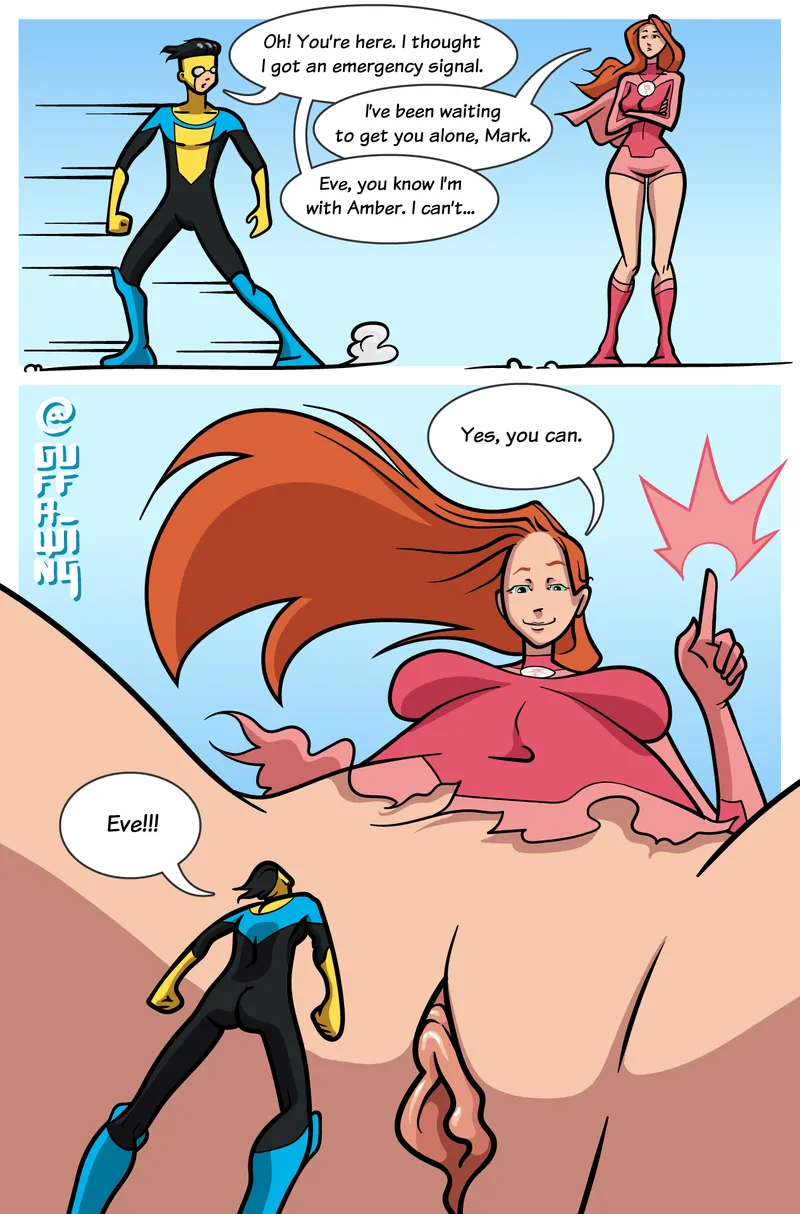 Big Atom Eve comic porn — cover