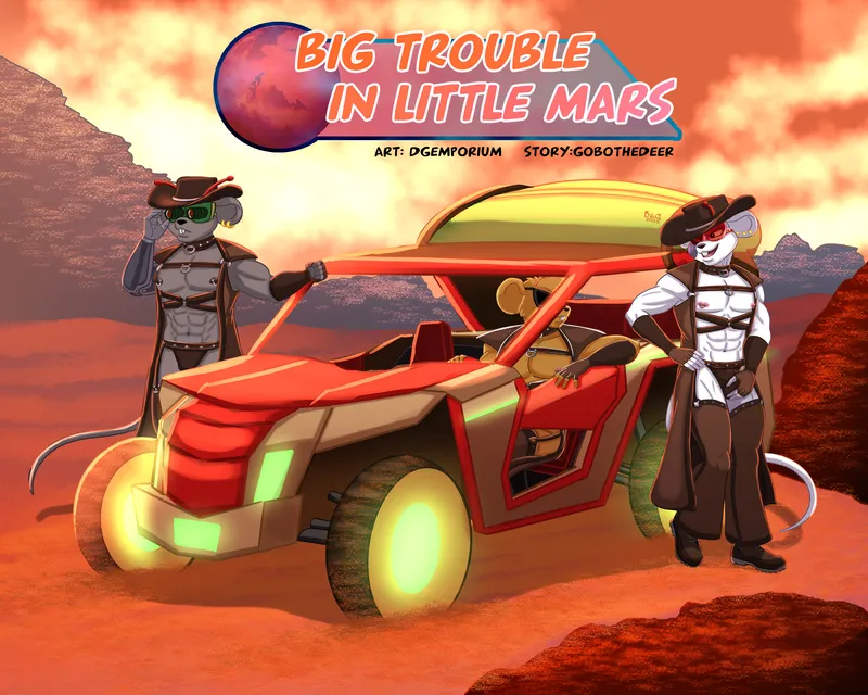Big Trouble In Little Mars comic porn — cover
