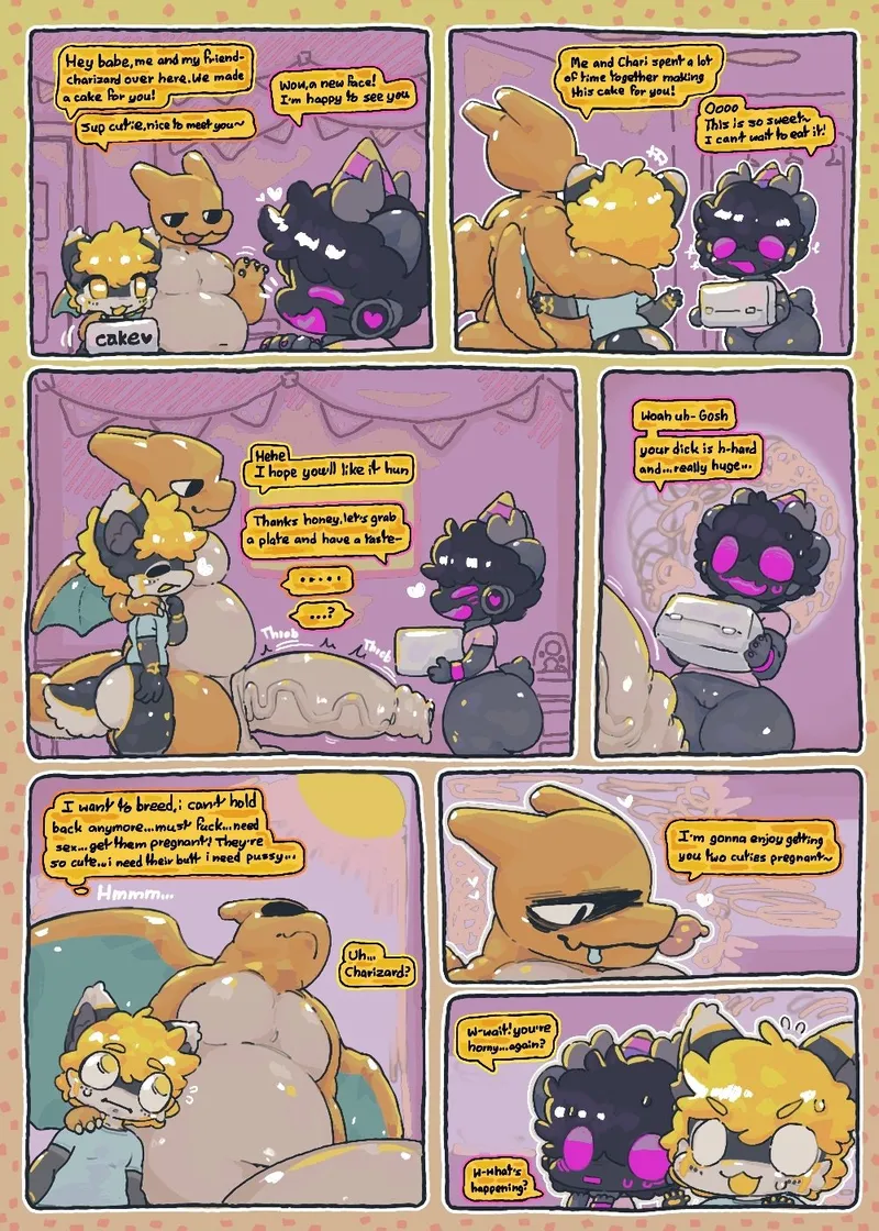 Birthday Party! comic porn — cover