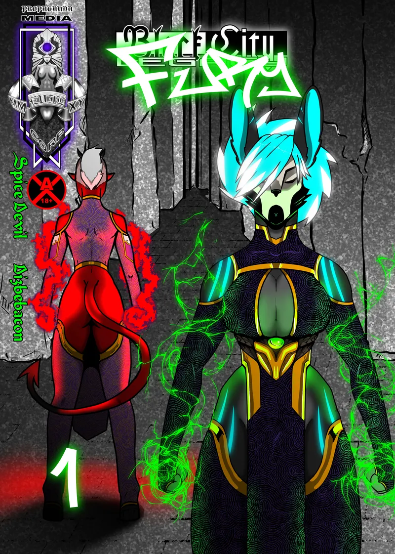 Black City – Fury 1 comic porn — cover