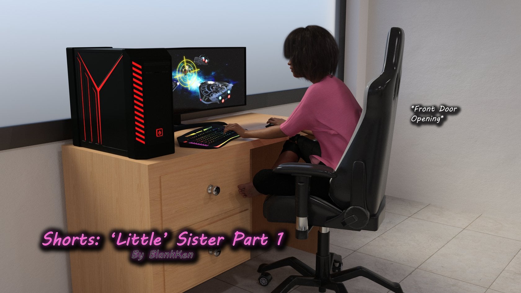 [BlankKen] ‘Little’ Sister comic porn — cover