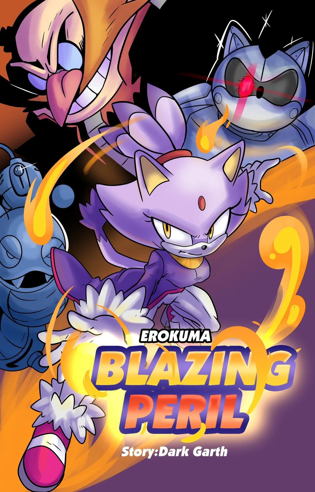 Blazing Peril — cover