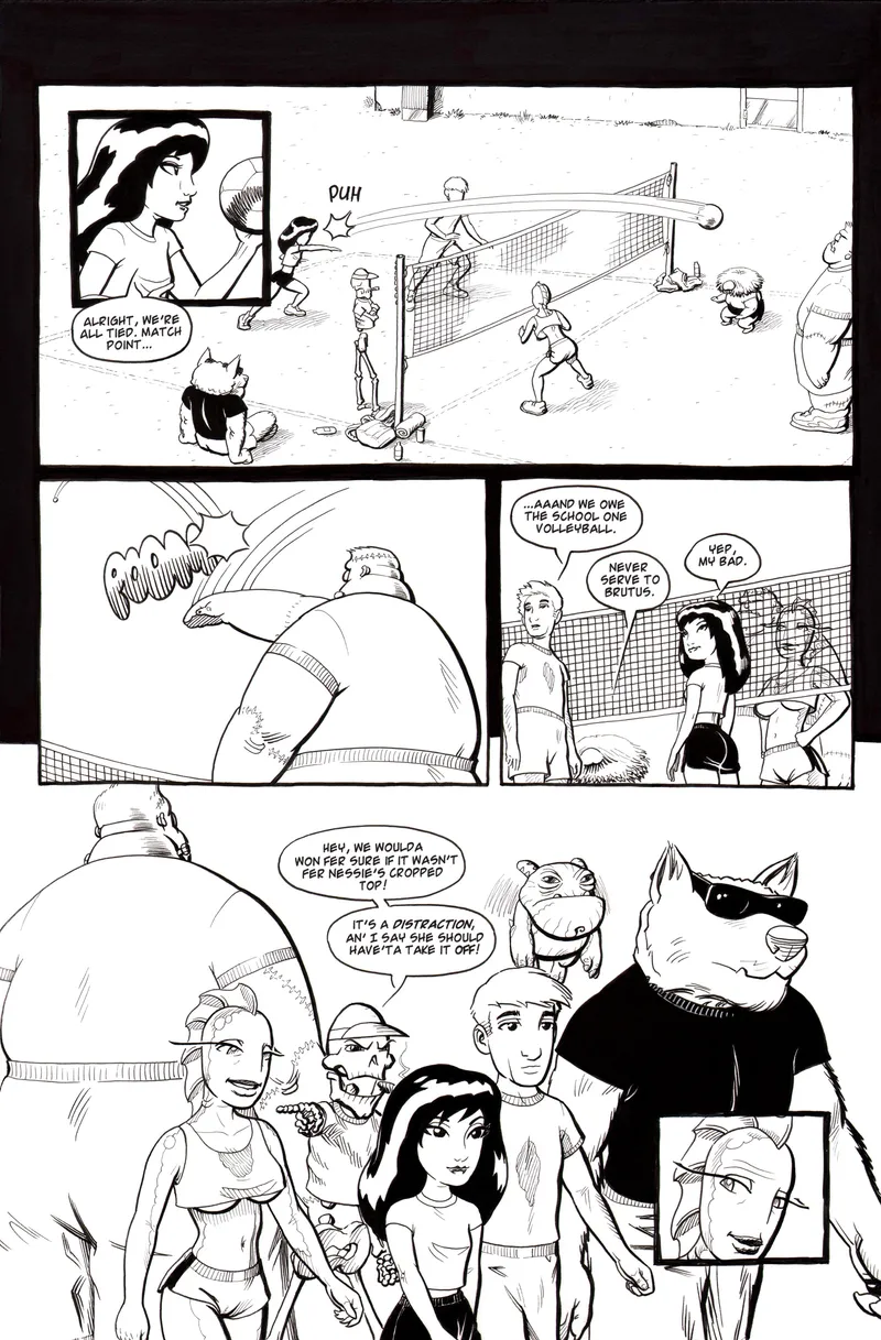 Boneyard – Volleyball comic porn — cover
