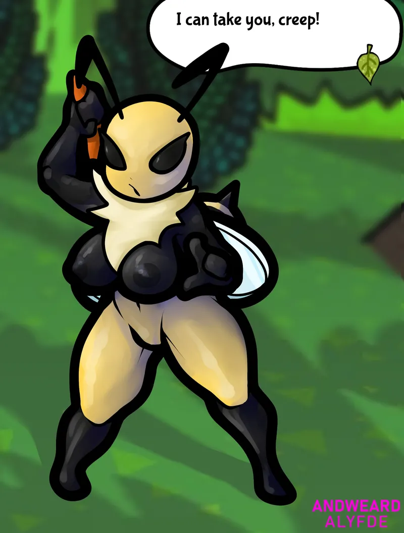 Bratty Insect Correction comic porn — cover