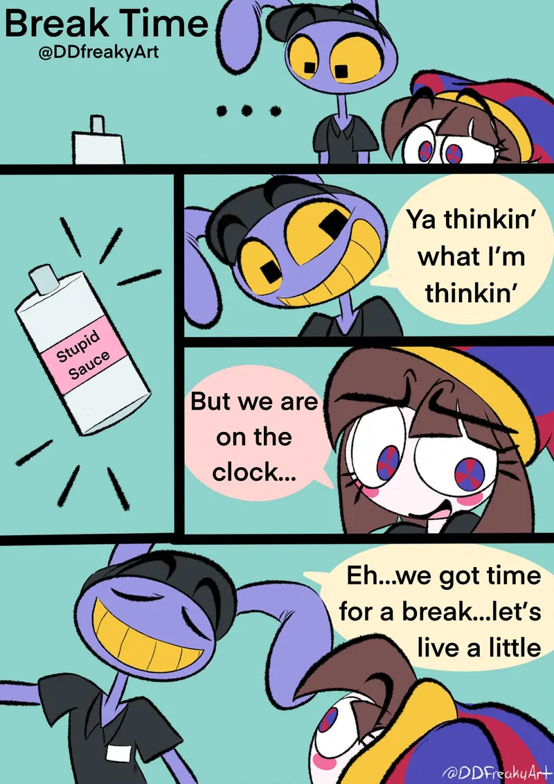 Break Time comic porn — cover