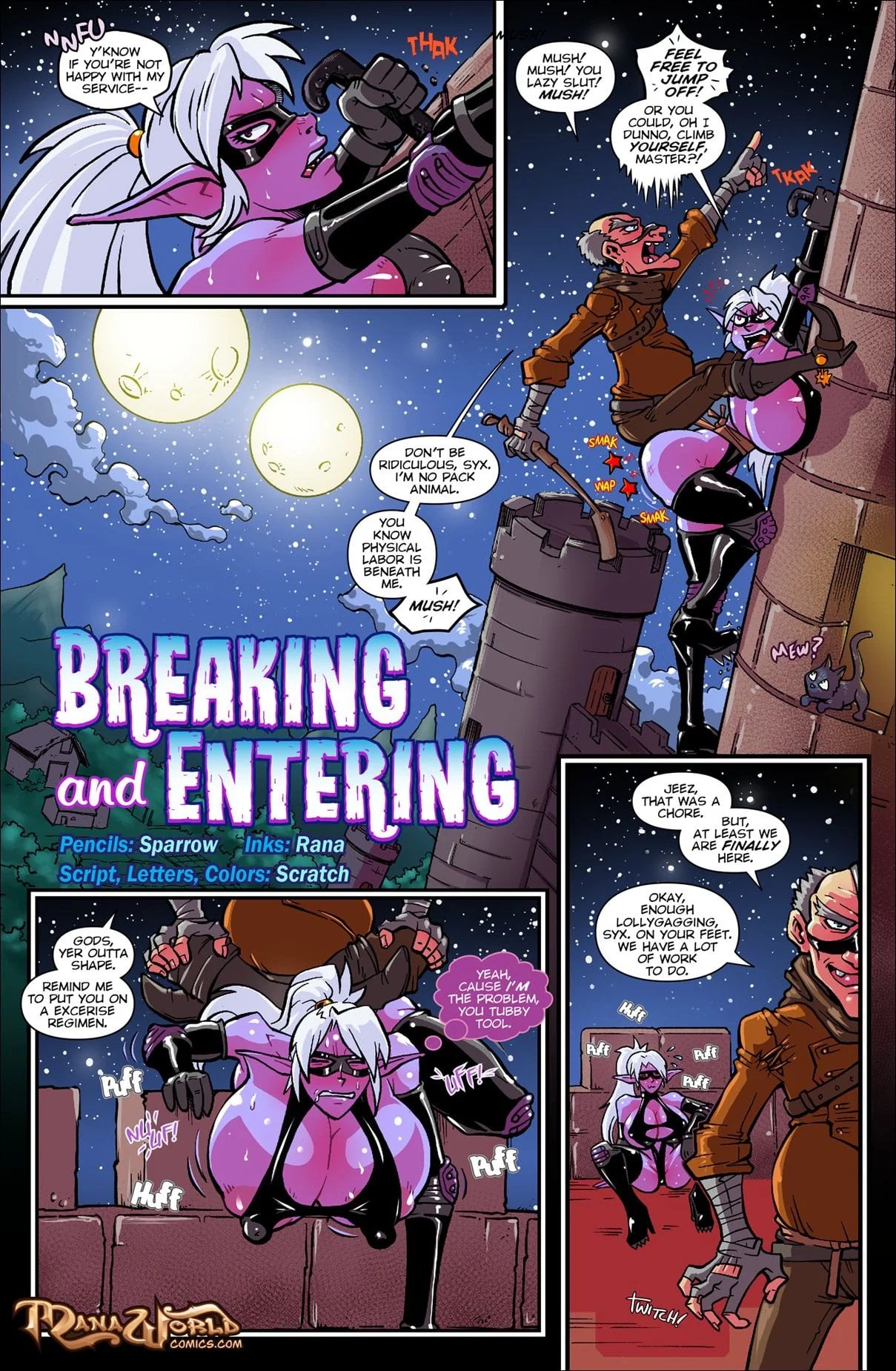 Breaking And Entering comic porn — cover