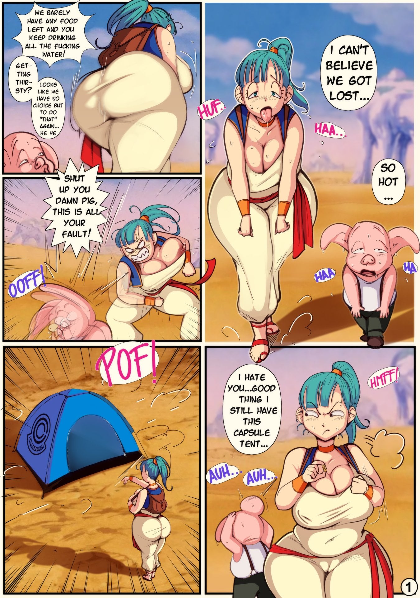 Bulma Comic comic porn — cover