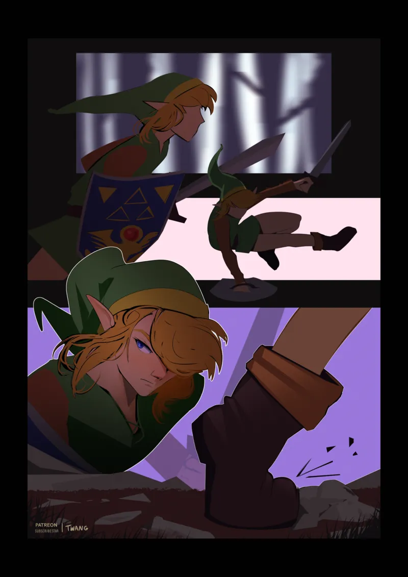 Bunny Link comic porn — cover