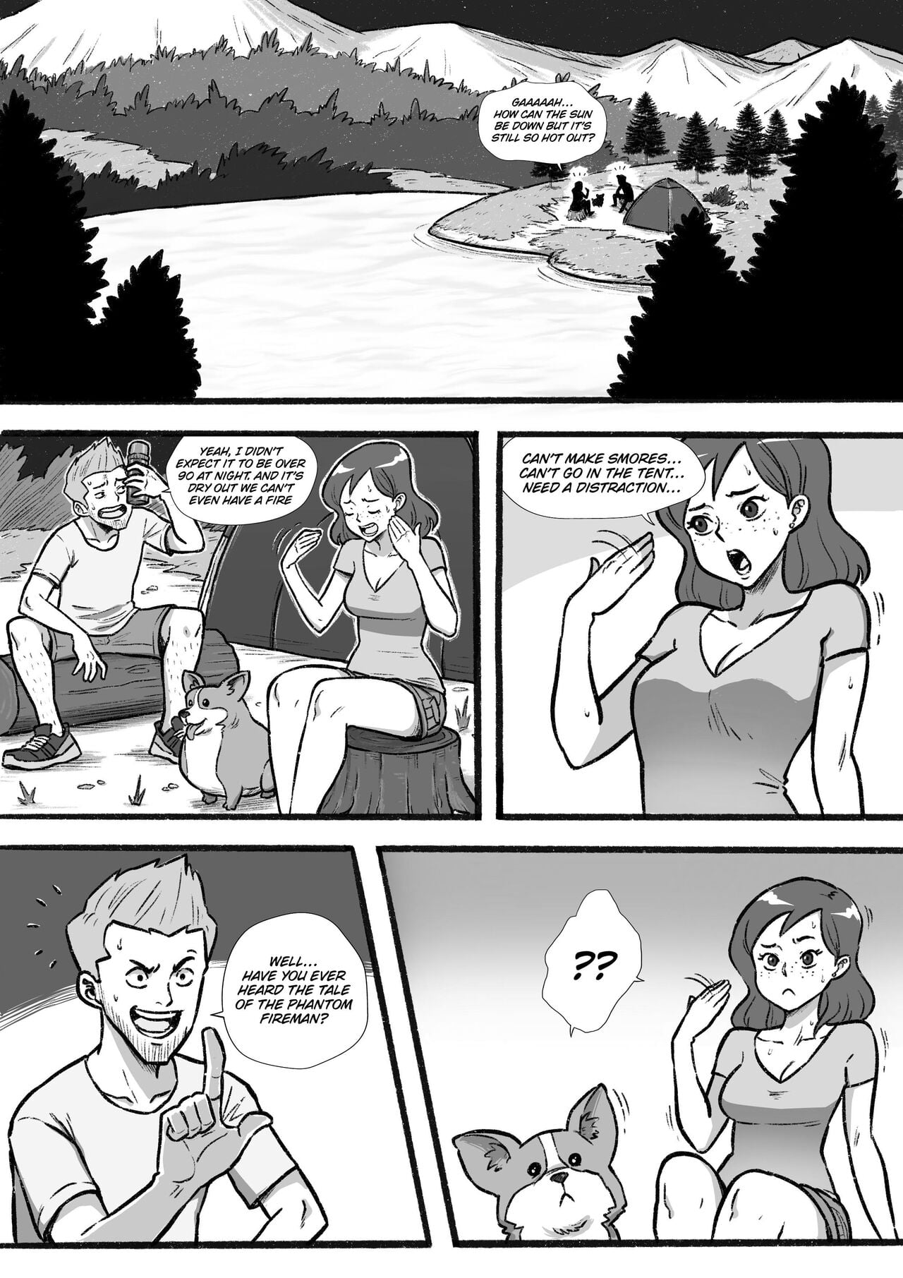 Burning Hot Summer comic porn — cover