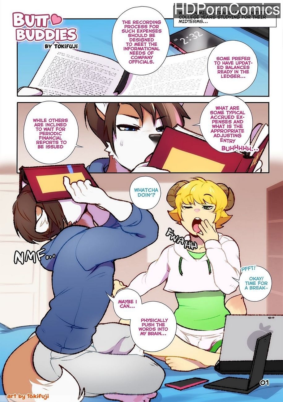 Butt Buddies comic porn — cover