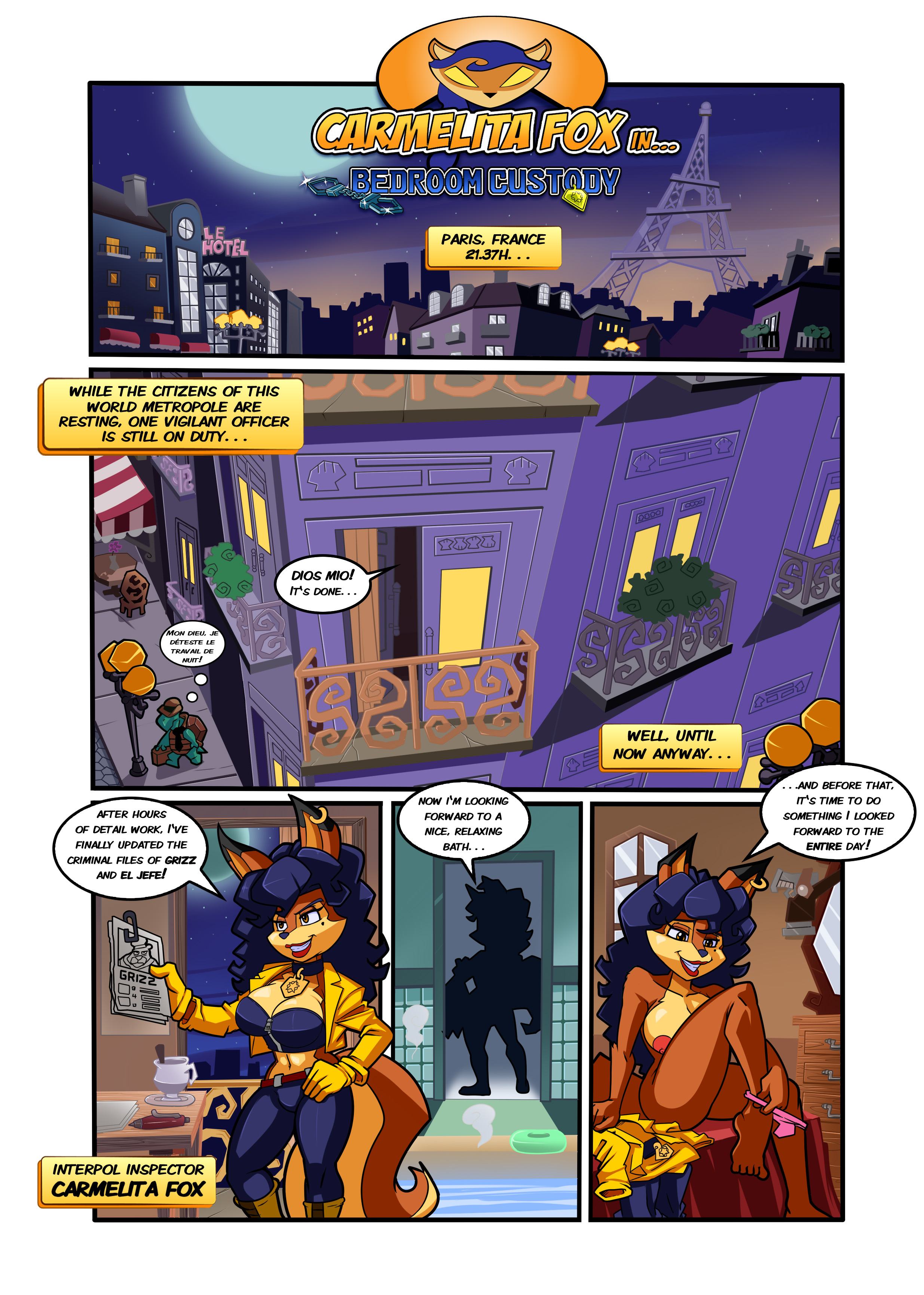 Carmelita Fox in Bedroom Custody — cover