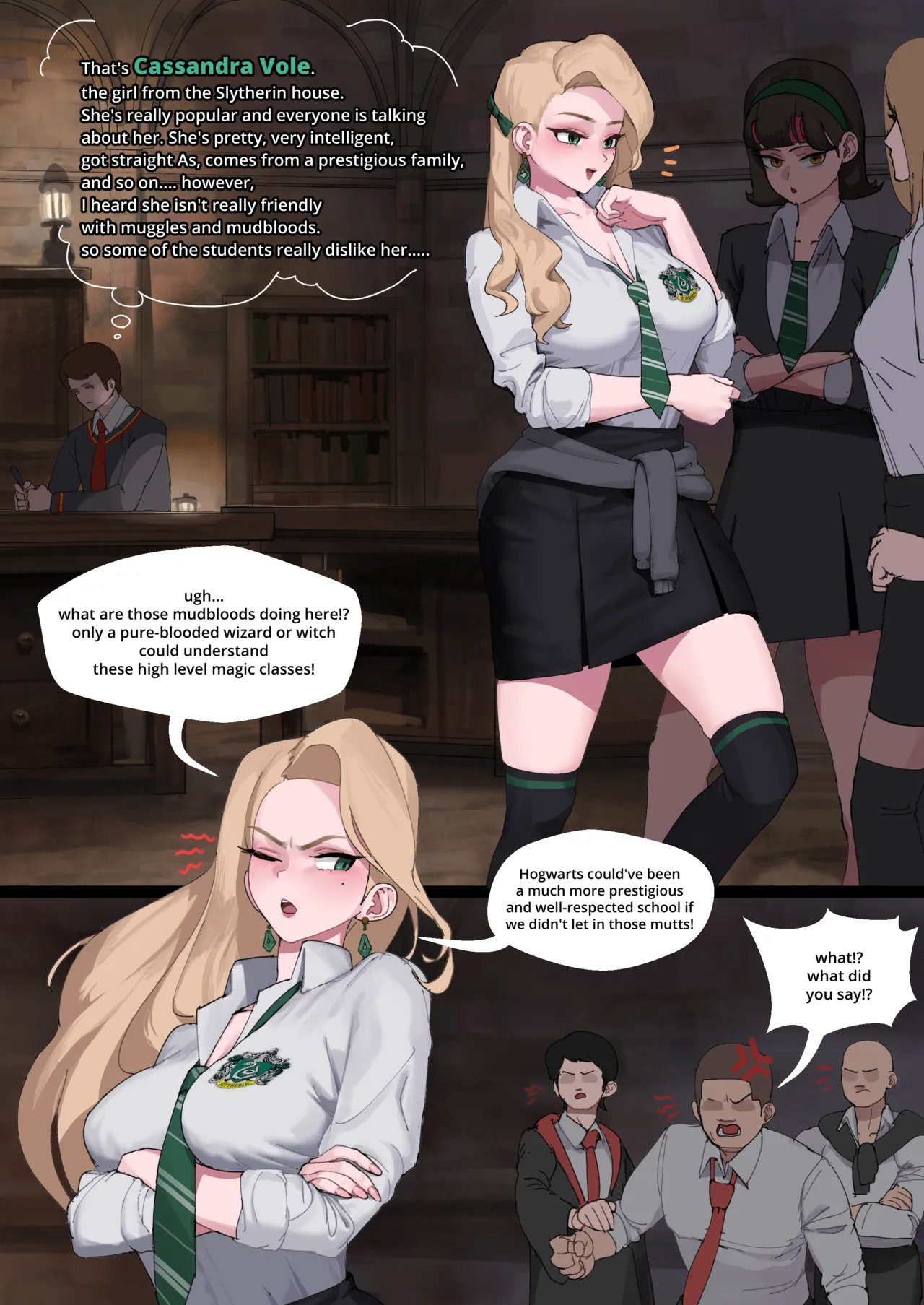 Cassandra hates mudbloods — cover