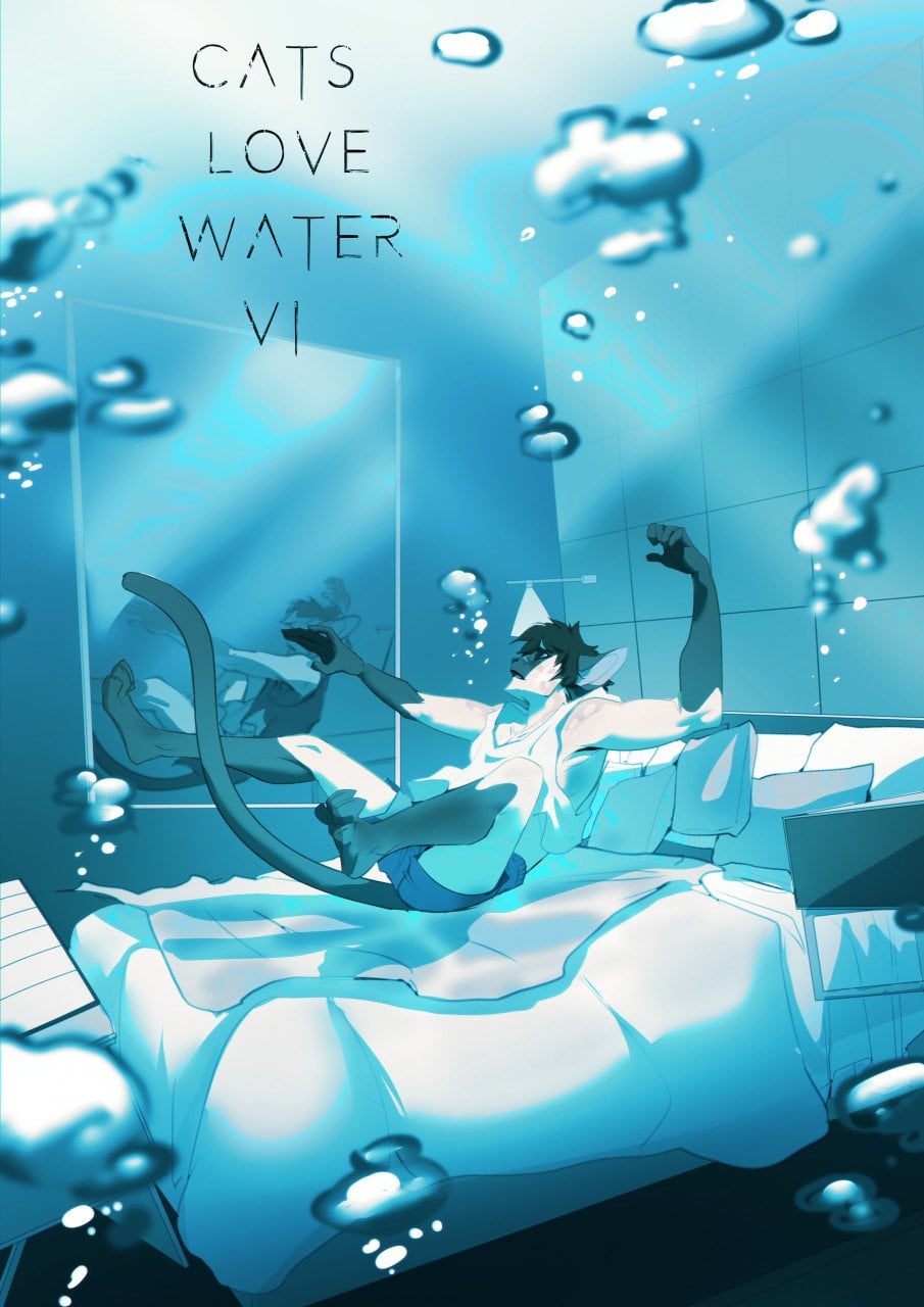 Cats Love Water 6 — cover