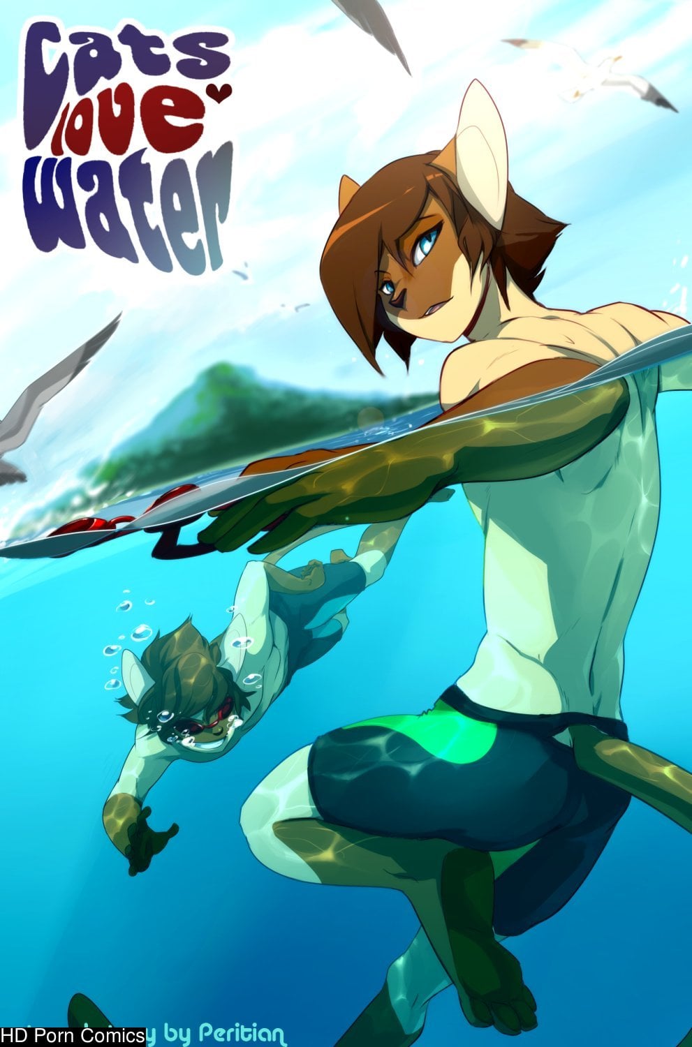 Cats love water Chapter 1-6 — cover