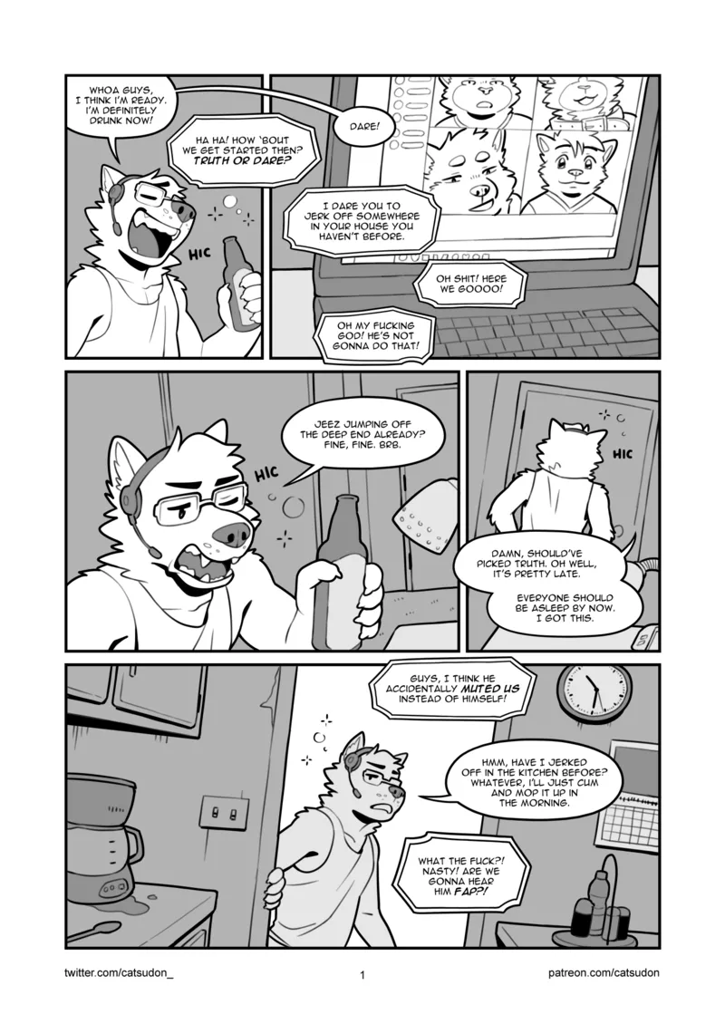 Catsudon’s Quickie Comic 1 – Truth Or Dare — cover