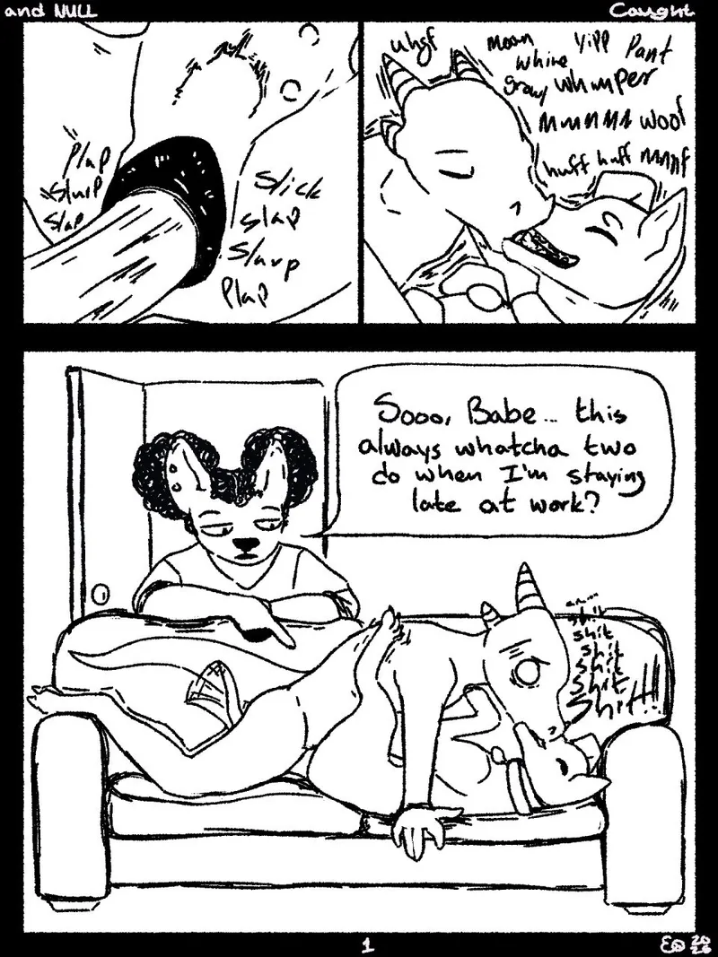 Caught comic porn — cover