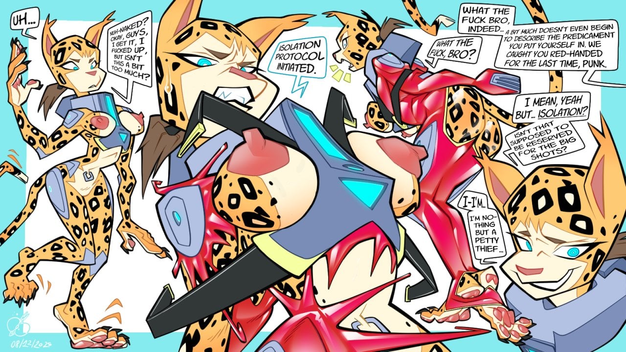 Cheetage comic porn — cover