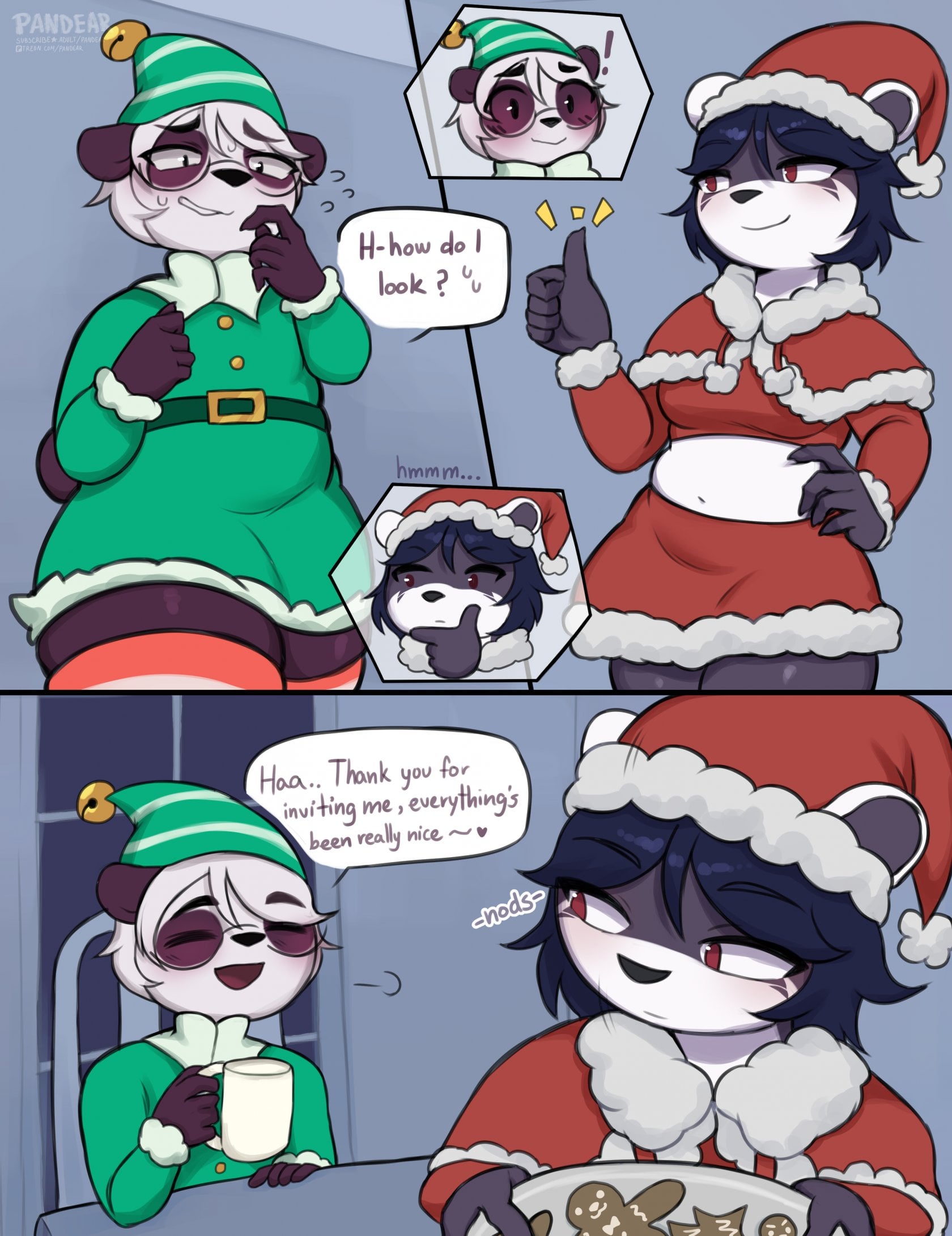Christmas with Run (WIP) comic porn — cover
