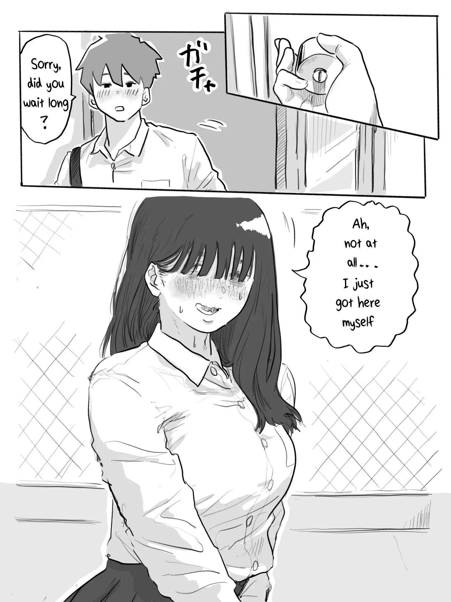 [Chu~koto 🔞] The Clumsy Nemophila 2: A Story of a Shy, Busty Girl Having Intimacy on the School Rooftop — cover