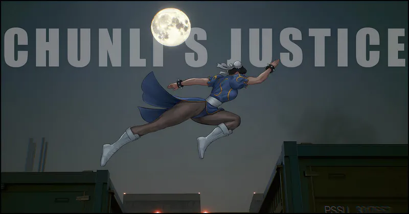Chun-Li’s Justice 1 comic porn — cover